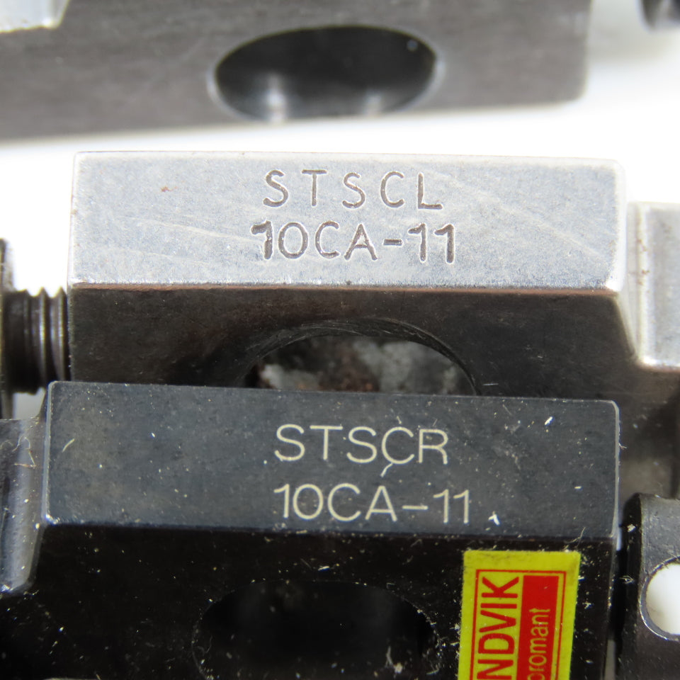 Sandvik STSCL 10CA-11 & STSCR 10CA-11 Indexable Turning Tool Holder Lot of 4