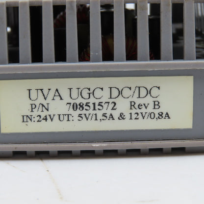 UVA 70851572 DC To DC Power Supply DIN Mount 24VDC Input 5/12VDC Output
