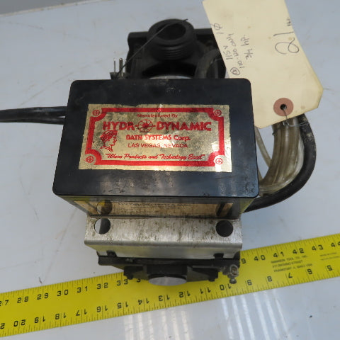 Hydrodynamic Pump 3/4Hp Spa Duty Pump 120V Single Phase