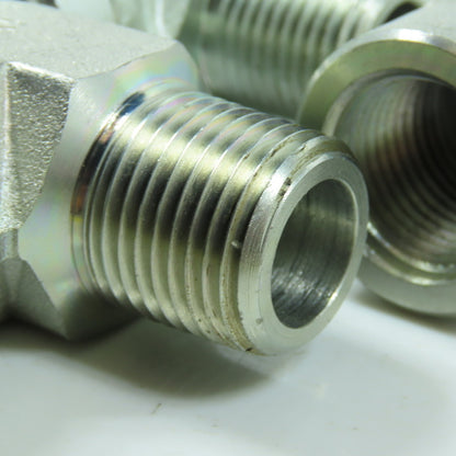 Eaton 2089-8-8S Hydraulic Adapter 90° Elbow 1/2"-14 NPT Female x Male Lot of 3