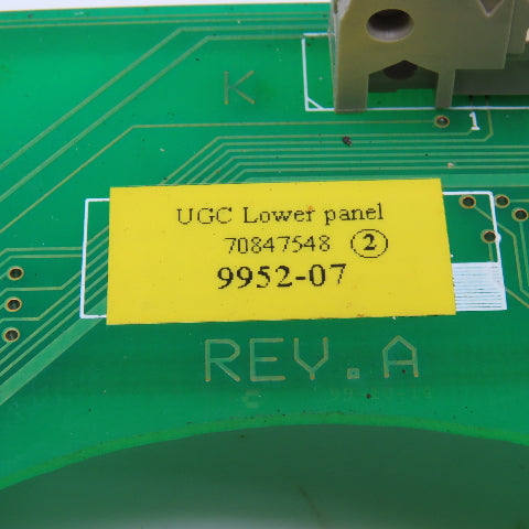 UVA 70847548 9952-07 Lower Panel Circuit Board