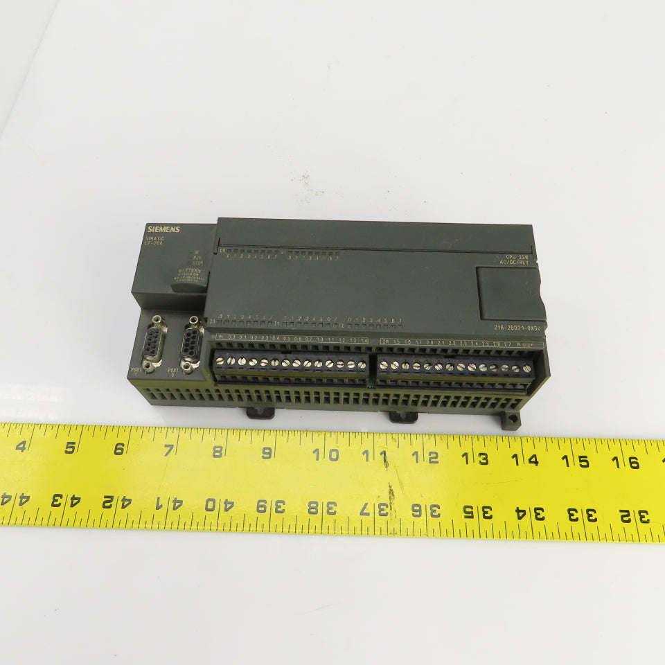 Siemens 216-2BD21-0XB0 Simatic S7-200 Compact PLC Unit 24VDC