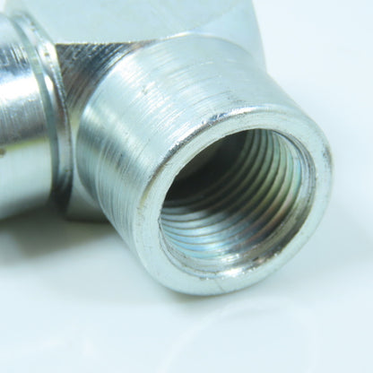 3/8"-18 NPT Hydraulic Hose Female Adapter 90° Elbow Fitting Lot of 3