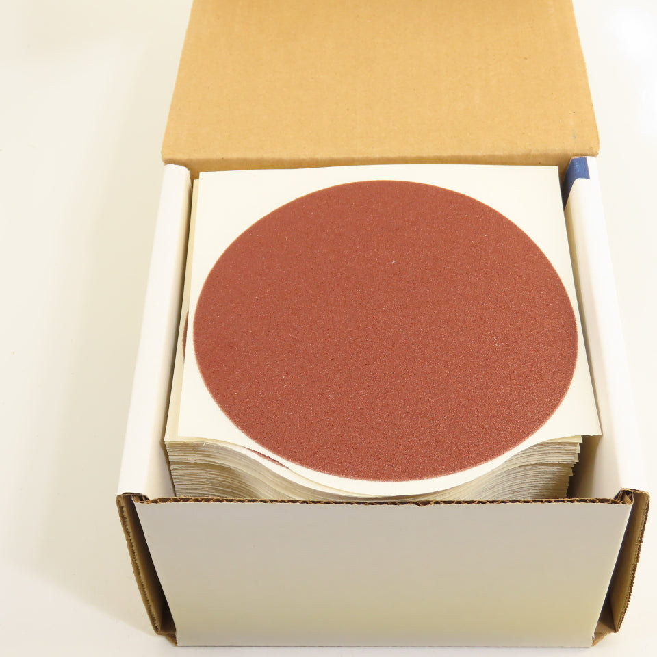 Uneeda M-119544 5" Diameter Sanding Disc RKJFO Cloth #100 Grit Sq. Tab Lot/800