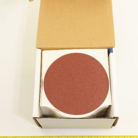 Uneeda M-119544 5" Diameter Sanding Disc RKJFO Cloth #100 Grit Sq. Tab Lot/800