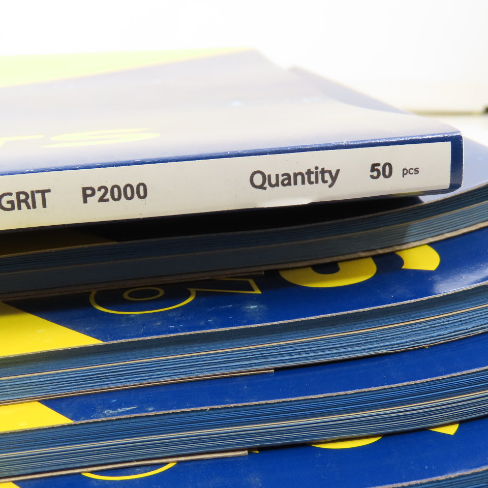 Uneeda M-127688 9" x 11" Sanding Sheets EKA-WET P2000 Grit Lot Of 500