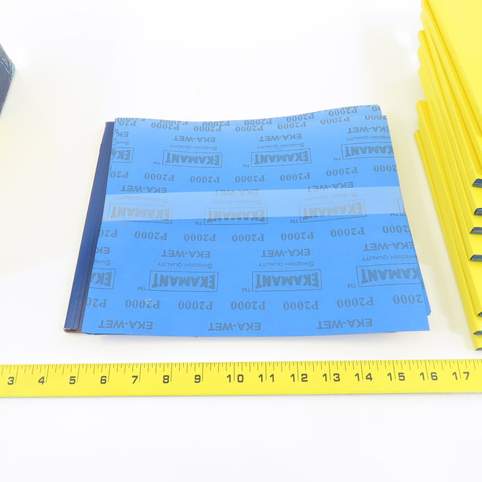 Uneeda M-127688 9" x 11" Sanding Sheets EKA-WET P2000 Grit Lot Of 500