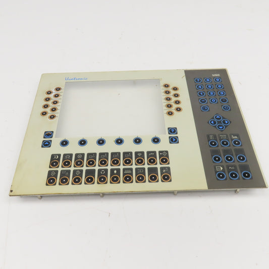 Uvamatic UGC Machine Operator Control Panel Membrane 11-1/2" x 15-3/4"