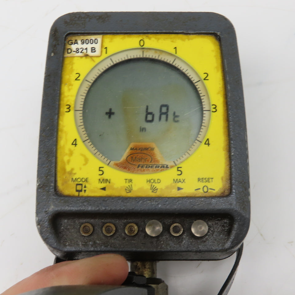 Federal Products 300P-2 Dial Indicator Snap Gauge 1-2" Mahr Maxum III Indicator