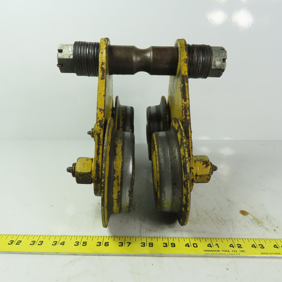 Budgit No. 82 Manual Push Pull Hoist Trolley 2" To 4-3/4" Flange 2000lb Capacity