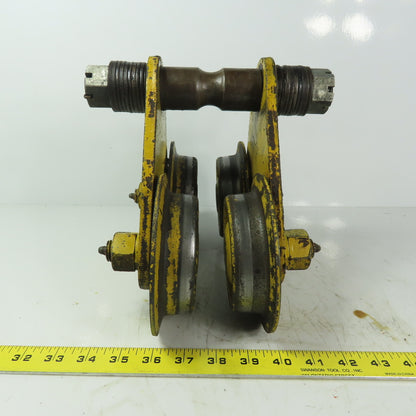 Budgit No. 82 Manual Push Pull Hoist Trolley 2" To 4-3/4" Flange 2000lb Capacity
