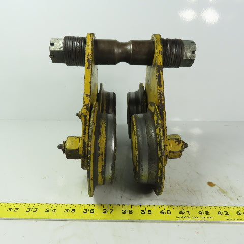Budgit No. 82 Manual Push Pull Hoist Trolley 2" To 4-3/4" Flange 2000lb Capacity
