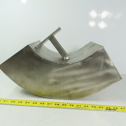 90° Elbow Duct Chute 136mm x 165mm Stainless Steel