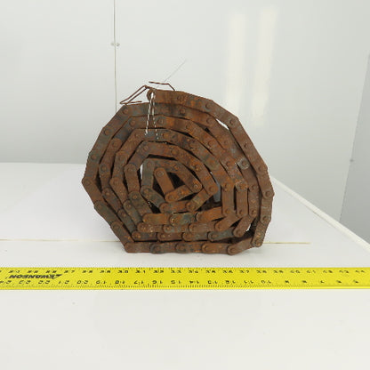 Drives 25-1/4"W x 117"L Chain Driven Steel Drag Cleated Conveyor Belt Chain D662