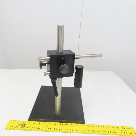 Inspection Comparator Stand Indicator Holder 11"x12" Steel Base 17" Post