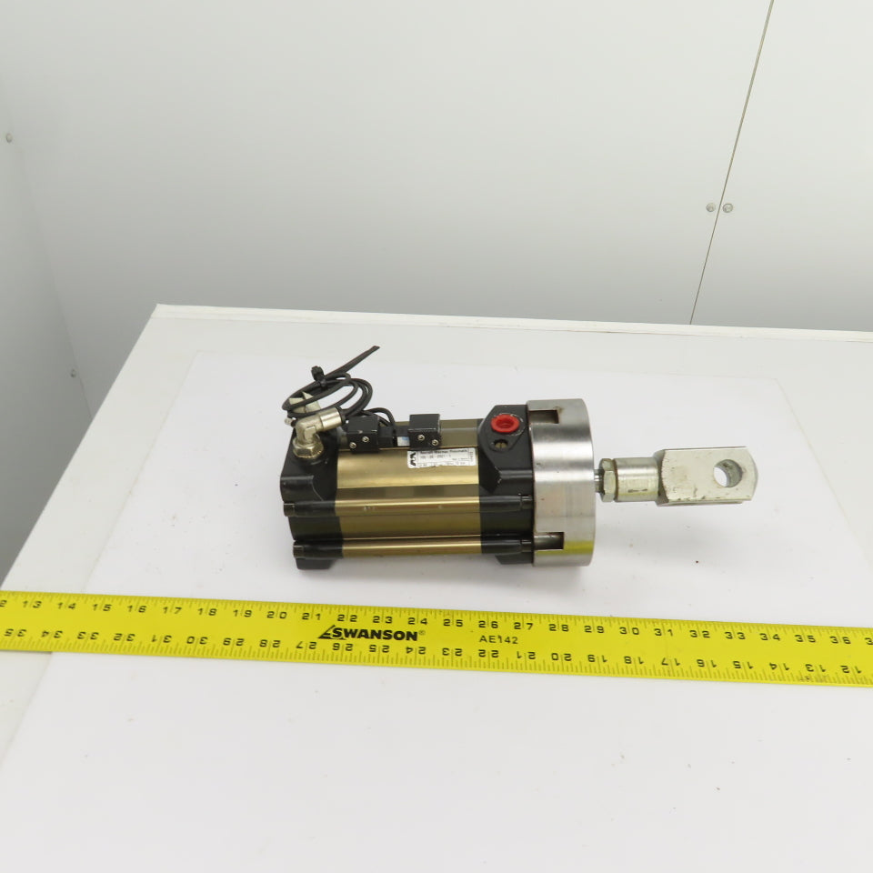 Rexroth Mecman 168-08-0501-1 Pneumatic Cylinder 50mm Stroke 80mm Bore 25mm Rod