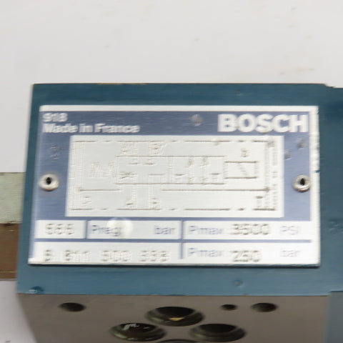 Bosch 8-811-500-538 Hydraulic Solenoid Valve 3500PSI 250 Bar