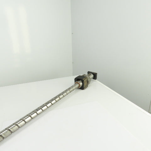 1-1/2" Ball Screw 1.5" Lead 68" OAL From Finn-Power F5-25SB/AM CNC Turret Punch