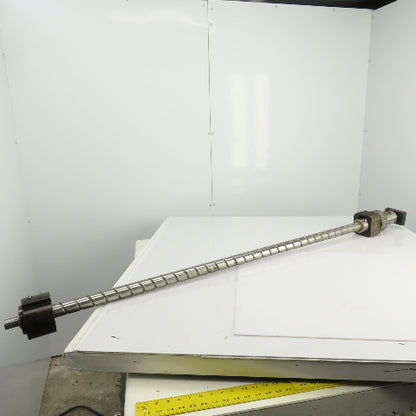 1-1/2" Ball Screw 1.5" Lead 68" OAL From Finn-Power F5-25SB/AM CNC Turret Punch