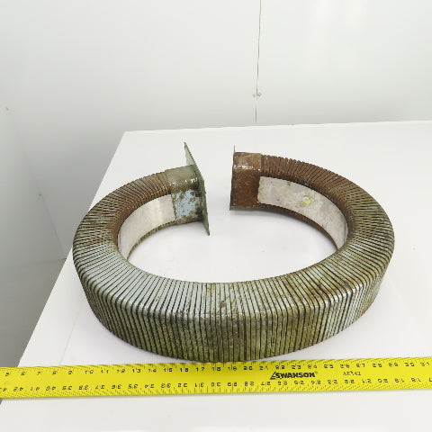 46-1/2" OAL Steel Enclosed Cable Carrier Energy Chain 4-1/4" x 2-3/4" ID
