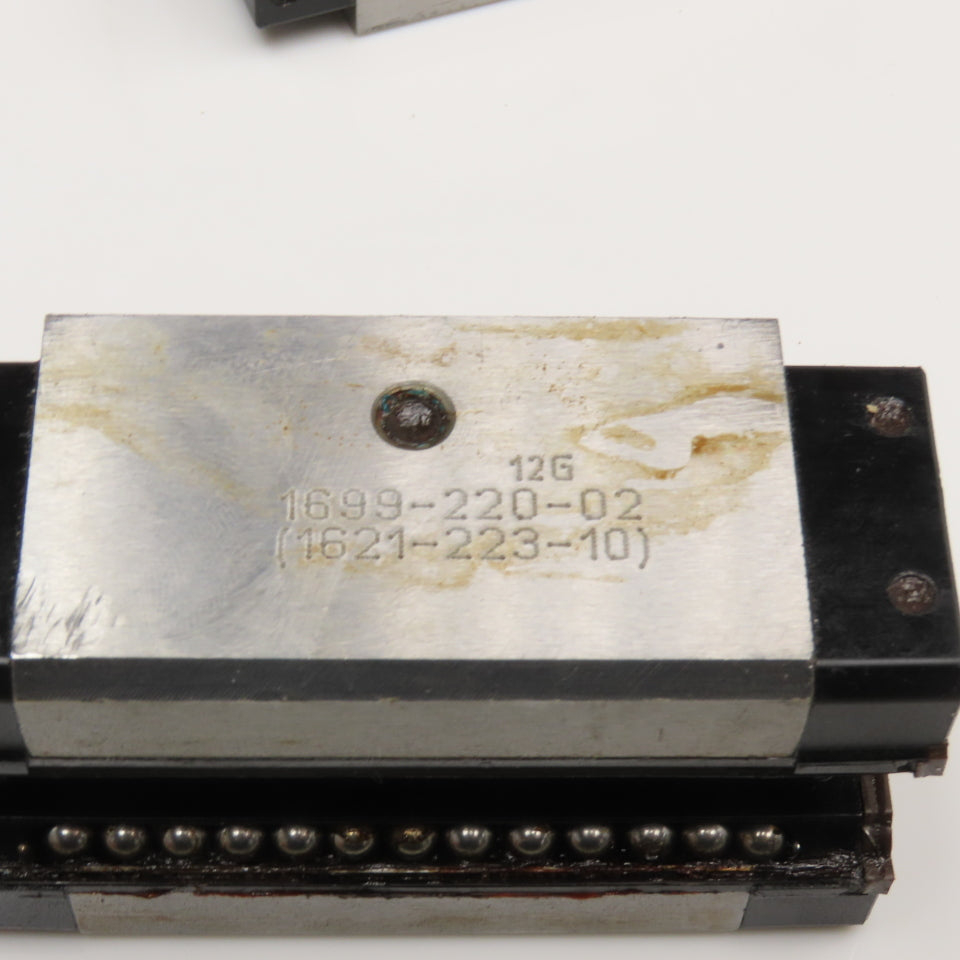 Star 1699-220-02 20mm Profile Rail Bearing Ball Slide Lot Of 2