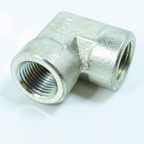 Eaton 2087-8-8S Hydraulic Adapter 90° Elbow 1/2"-14 NPT Female x Female Lot of 3