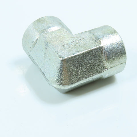 Eaton 2087-8-8S Hydraulic Adapter 90° Elbow 1/2"-14 NPT Female x Female Lot of 3