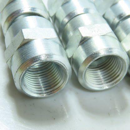 Eaton 2096-6S Hydraulic Adapter Fitting 3/8"-18 NPT Female x Female Lot of 6