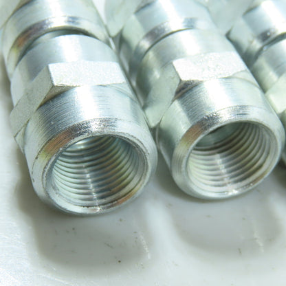 Eaton 2096-6S Hydraulic Adapter Fitting 3/8"-18 NPT Female x Female Lot of 6