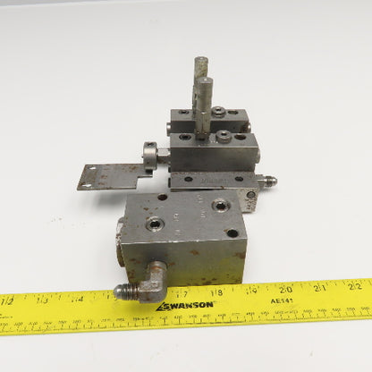 Lubriquip Graco 527-100-581 Lubrication Divider Valve Bank Manifold W/ Filter