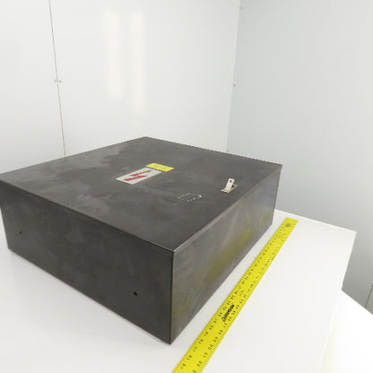 27-1/2" x 25-1/2" x 10" Wall Mount Electrical Enclosure W/Hinged Door