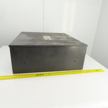27-1/2" x 25-1/2" x 10" Wall Mount Electrical Enclosure W/Hinged Door