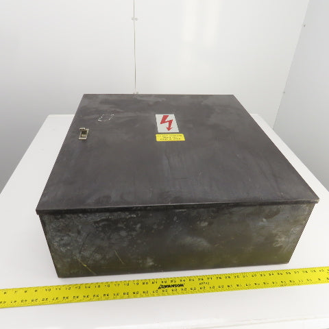 27-1/2" x 25-1/2" x 10" Wall Mount Electrical Enclosure W/Hinged Door