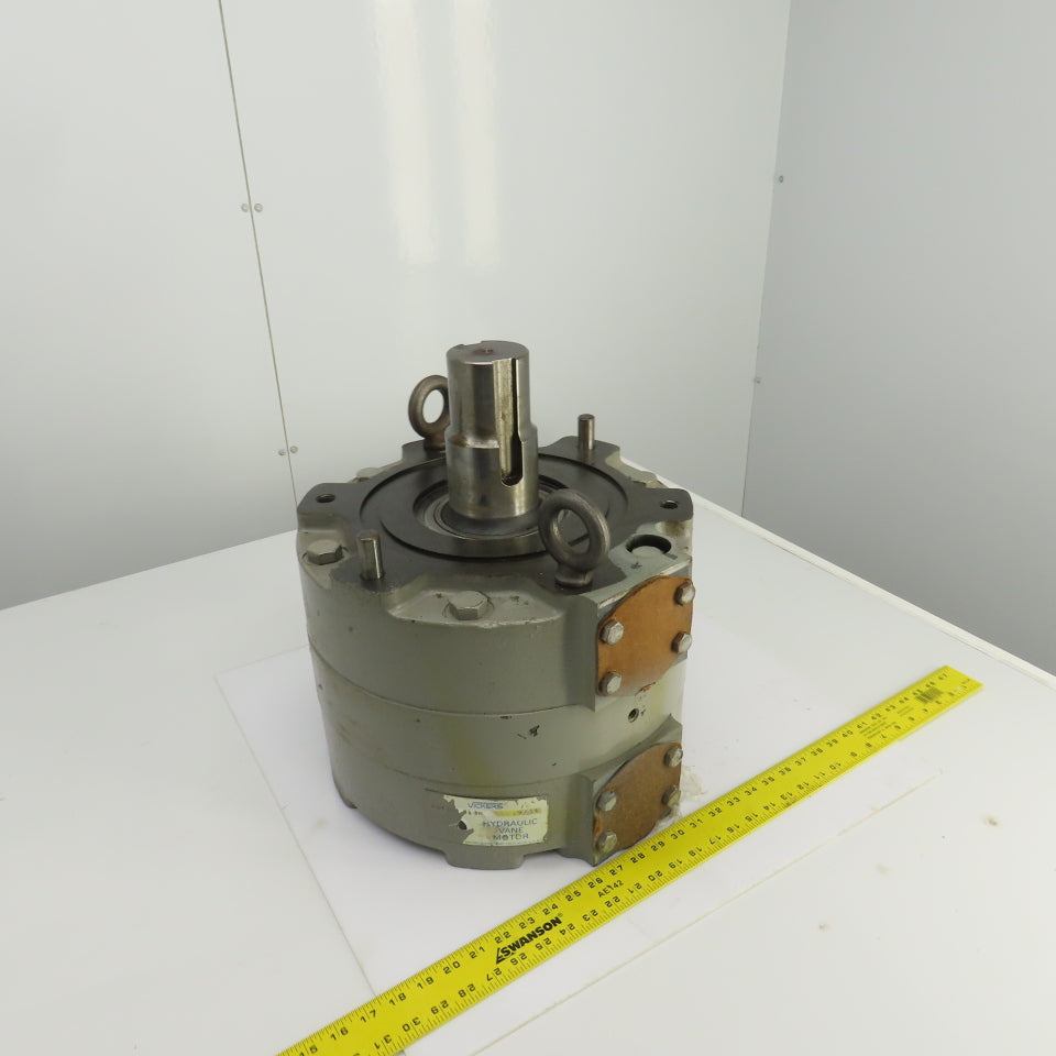 Vickers MHT 190 R1330 Hydraulic Vane Motor 3-1/2" Shaft