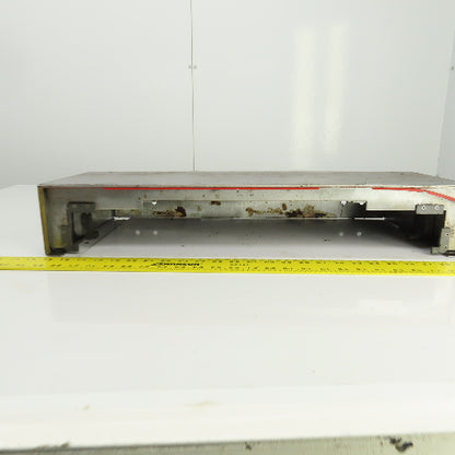 Hennig 25-1/2" Wide Steel Telescopic Way Cover 32" Long Extended