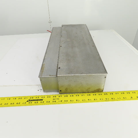 Hennig 25-1/2" Wide Steel Telescopic Way Cover 32" Long Extended