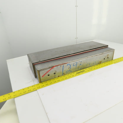 Hennig 25-1/2" Wide Steel Telescopic Way Cover 32" Long Extended