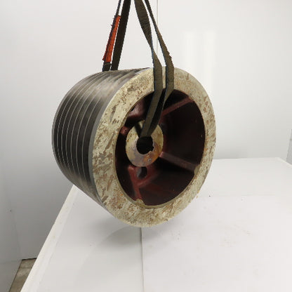K-1772 7 Groove 18-3/16" OD D Section 38° V-Belt Pulley 2-5/8" Bore 11-3/8" Wide