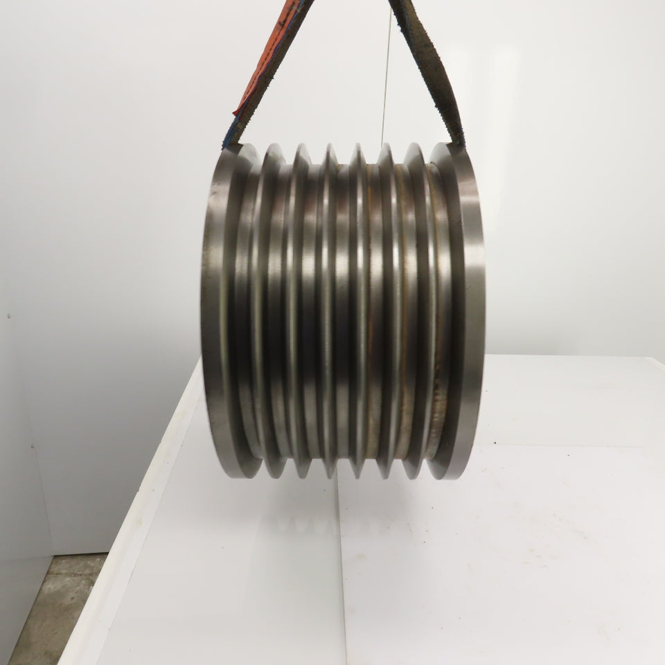 K-1772 7 Groove 18-3/16" OD D Section 38° V-Belt Pulley 2-5/8" Bore 11-3/8" Wide