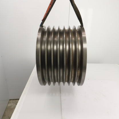 K-1772 7 Groove 18-3/16" OD D Section 38° V-Belt Pulley 2-5/8" Bore 11-3/8" Wide