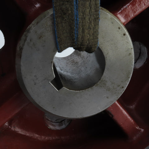 K-1772 7 Groove 18-3/16" OD D Section 38° V-Belt Pulley 2-5/8" Bore 11-3/8" Wide