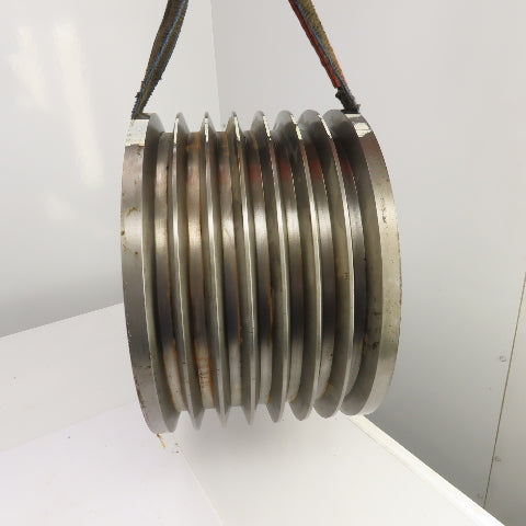 K-1772 7 Groove 18-3/16" OD D Section 38° V-Belt Pulley 2-5/8" Bore 11-3/8" Wide