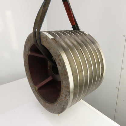 K-1772 7 Groove 18-3/16" OD D Section 38° V-Belt Pulley 2-5/8" Bore 11-3/8" Wide