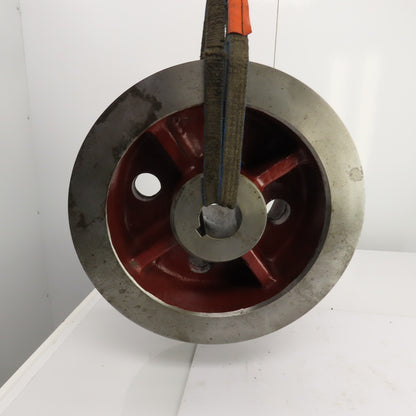 K-1772 7 Groove 18-3/16" OD D Section 38° V-Belt Pulley 2-5/8" Bore 11-3/8" Wide