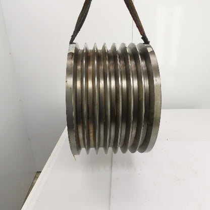 K-1772 7 Groove 18-3/16" OD D Section 38° V-Belt Pulley 2-5/8" Bore 11-3/8" Wide