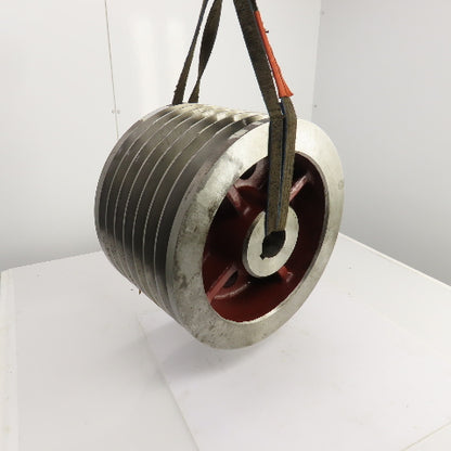K-1772 7 Groove 18-3/16" OD D Section 38° V-Belt Pulley 2-5/8" Bore 11-3/8" Wide