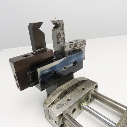 Pneumatic Guided Cylinder 4" Stroke W/ Parallel Gripper 1" Stroke