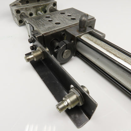 Pneumatic Guided Cylinder 4" Stroke W/ Parallel Gripper 1" Stroke