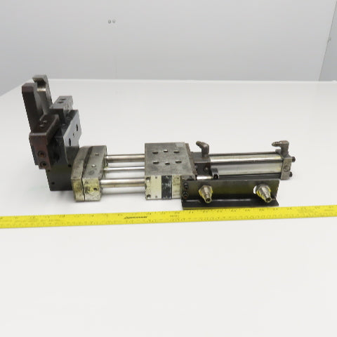 Pneumatic Guided Cylinder 4" Stroke W/ Parallel Gripper 1" Stroke