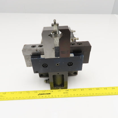 Pneumatic Guided Cylinder 4" Stroke W/ Parallel Gripper 1" Stroke